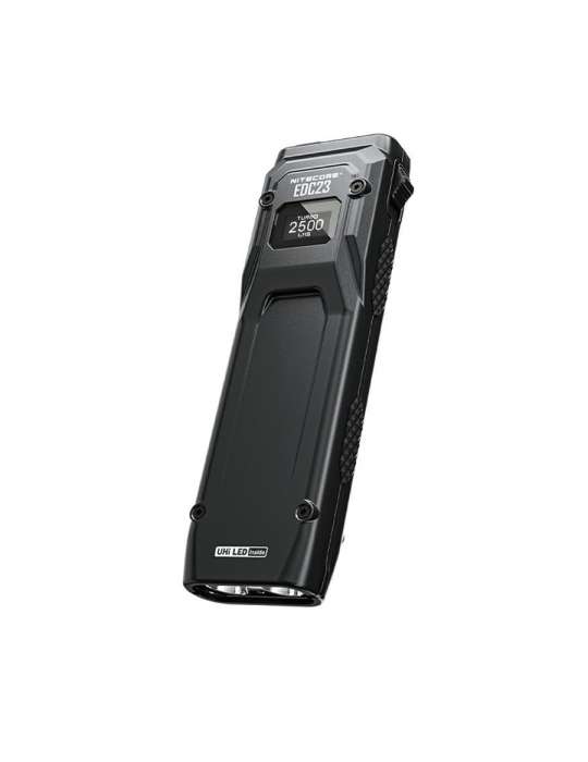 EDC23 lampe de poche plate 2500LM batterie intégrée