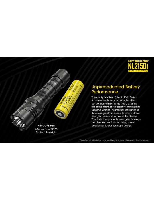 NL2150i battery 21700 lithium 5000mAh