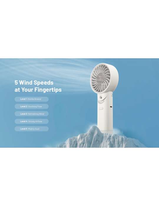 Izzcool30 Ventilateur climatiseur pliable à brumisation