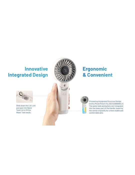 Izzcool30 Foldable Misting Air Conditioner Fan