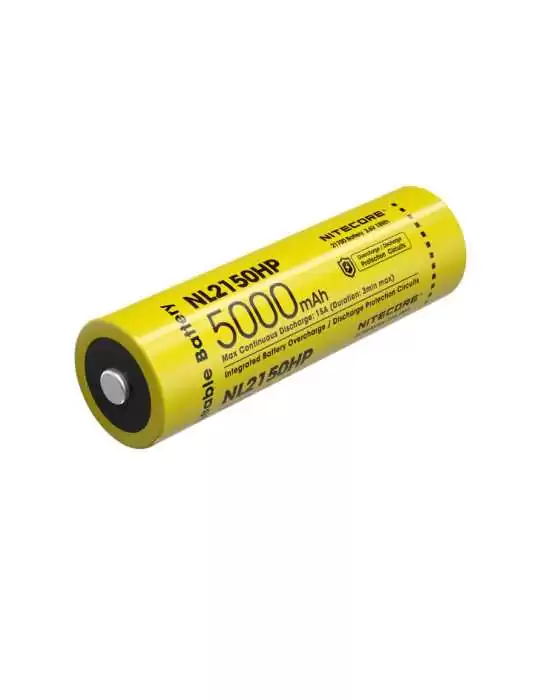 NL2150HP krachtige 21700 lithiumbatterij 5000mAh oplaadbaar–NITECORE BELUX