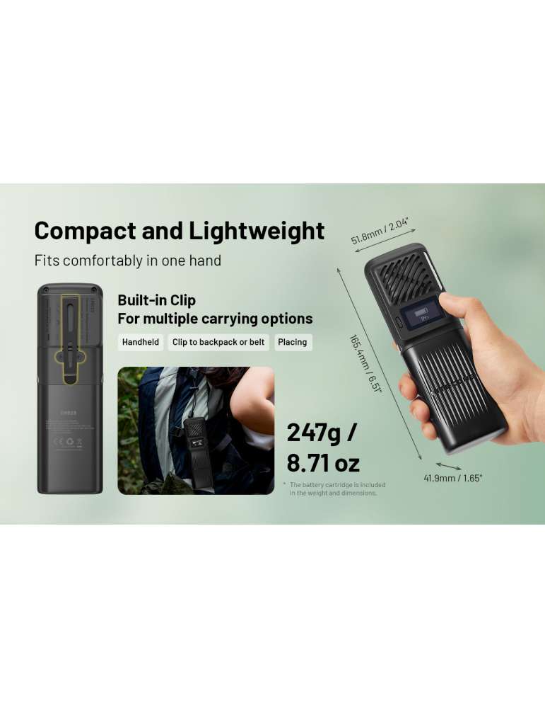 EMR23 anti-moustique portatif et powerbank 8000mAh