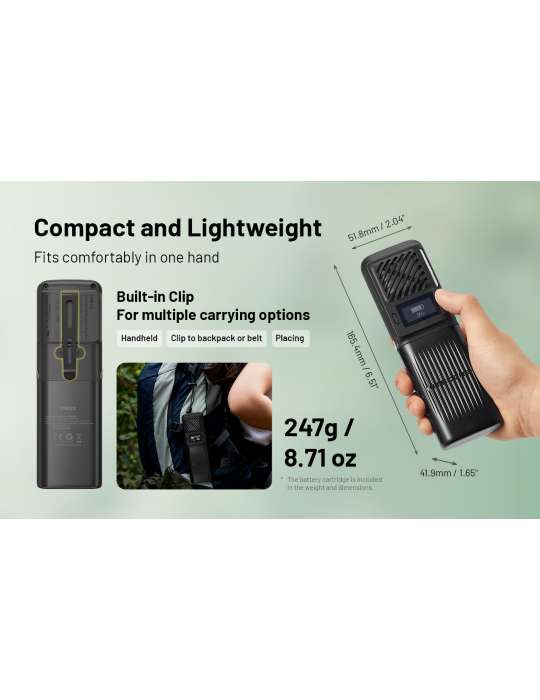 EMR23 anti-moustique portatif et powerbank 8000mAh