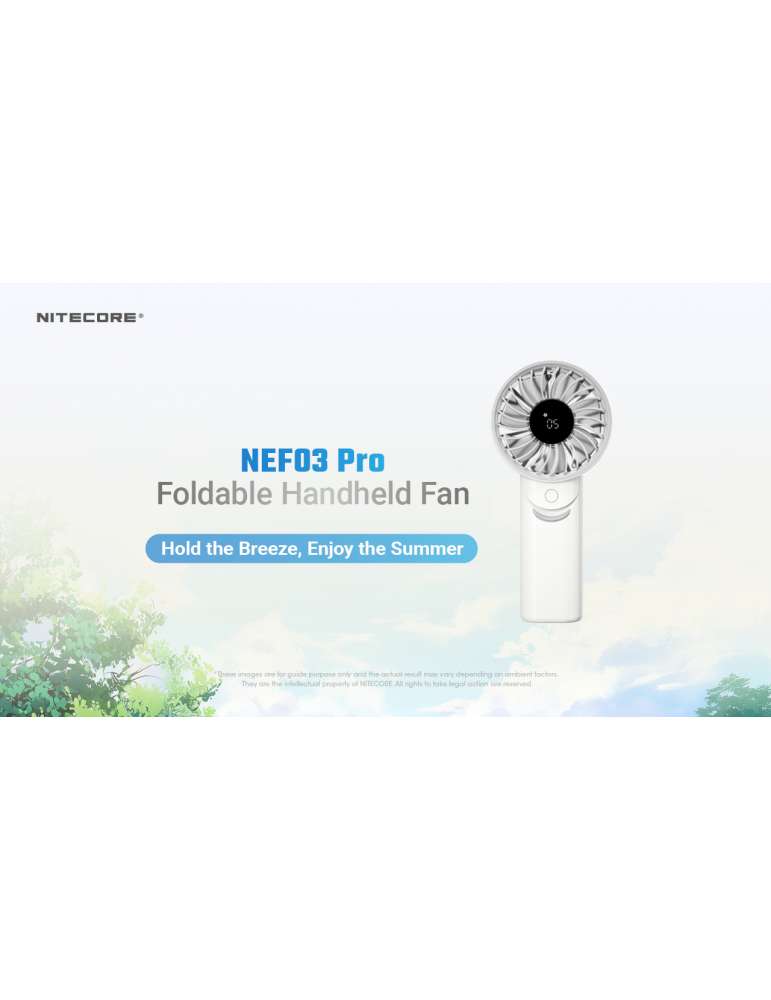 NEF03PRO Ventilateur portatif pliable silencieux
