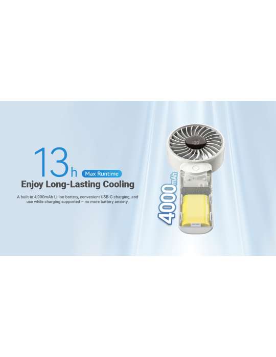 NEF03PRO Ventilateur portatif pliable silencieux