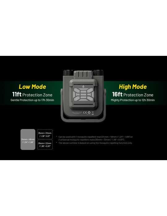 NWL30 lampe de chantier et outdoor 3000LM powerbank et anti-moustiques