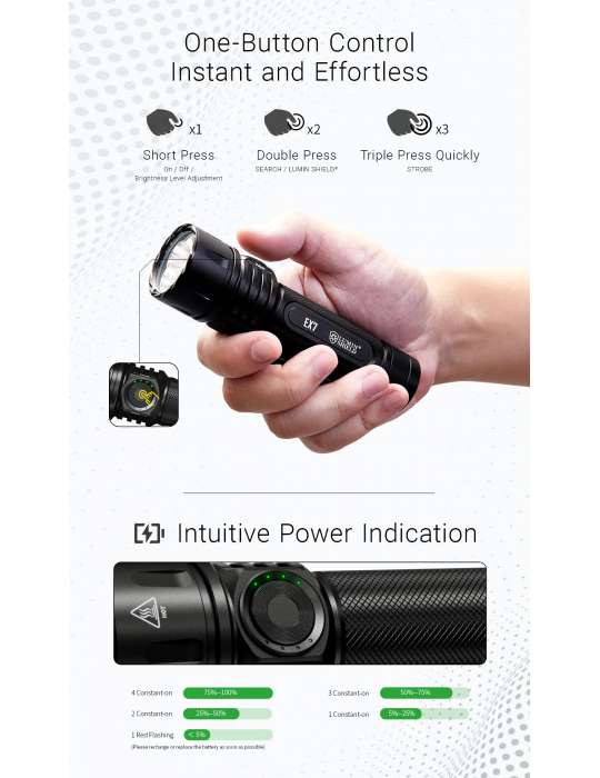 EX7 Powerful 6000LM Rechargeable Magnetic Lamp