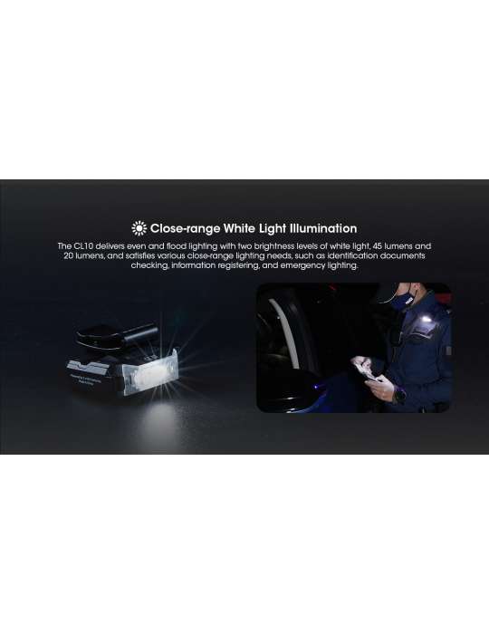 CL10 lampe épaule police sécurité 45LM