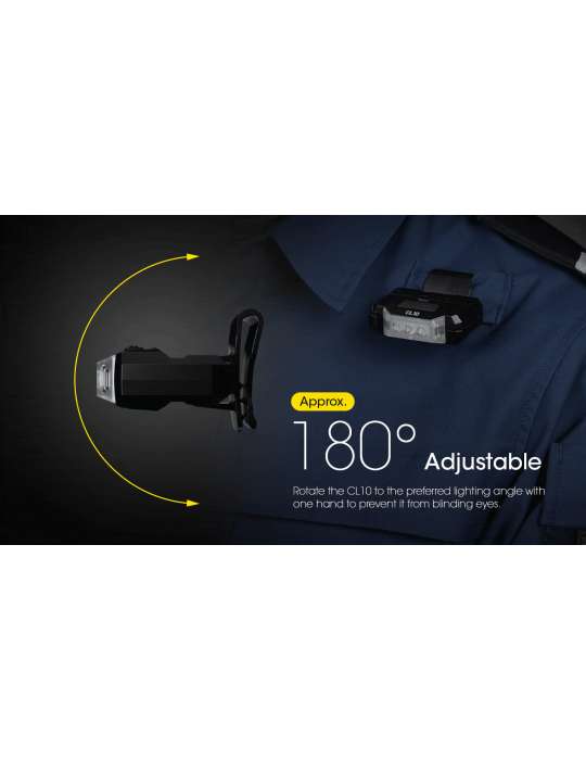 CL10 lampe épaule police sécurité 45LM