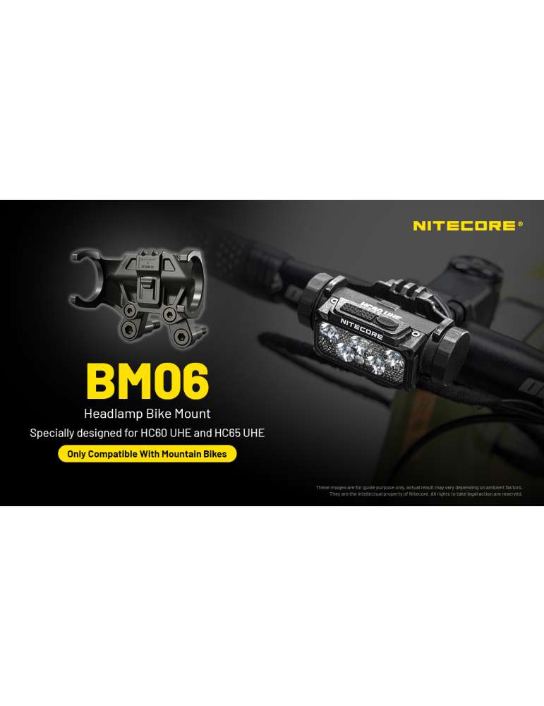 BM06 bicycle attachment for HC60UHE and HC65UHE