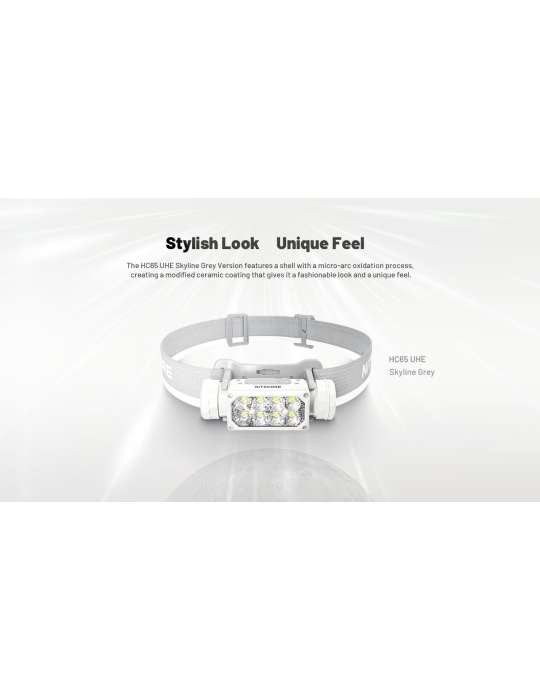 HC65UHE lampe frontale 2000LM éclairage rouge secondaire