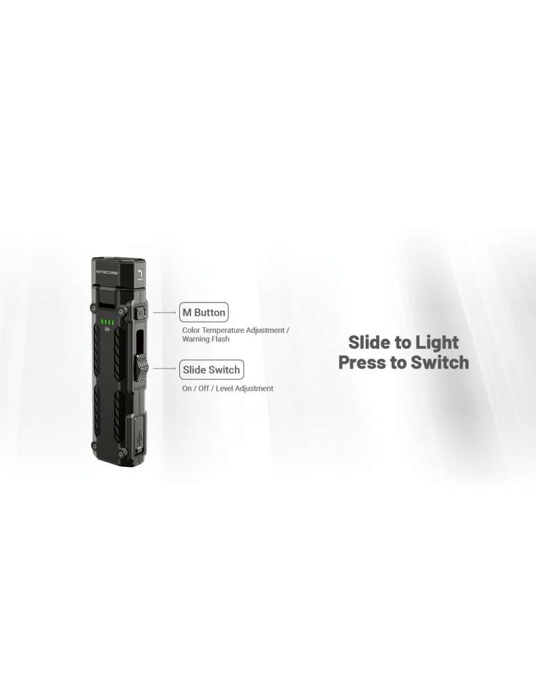 EDC09 lampe 1600LM tete inclinable