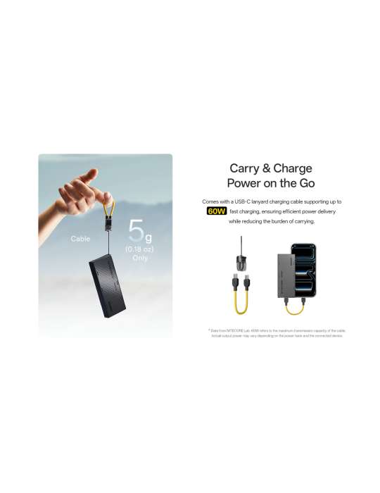 NB10000GEN4 powerbank légère 10000mAh generation 4