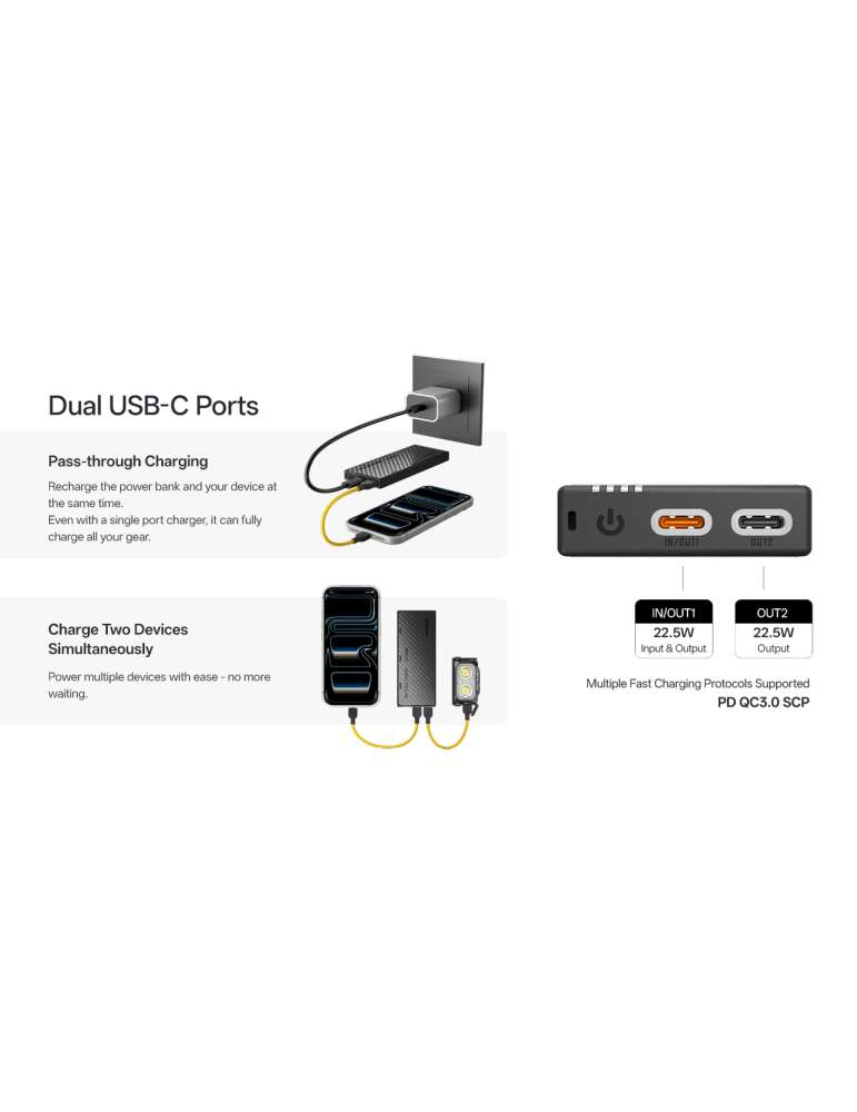NB10000GEN4 powerbank légère 10000mAh generation 4