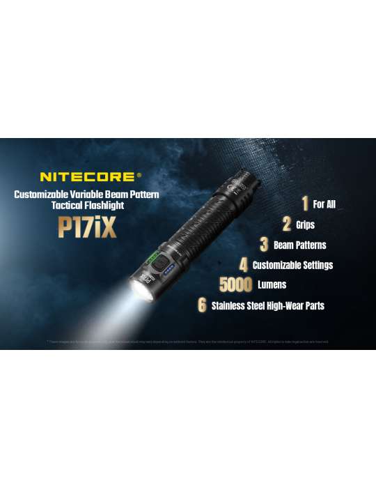 P17iX 5000lm lampe tactique