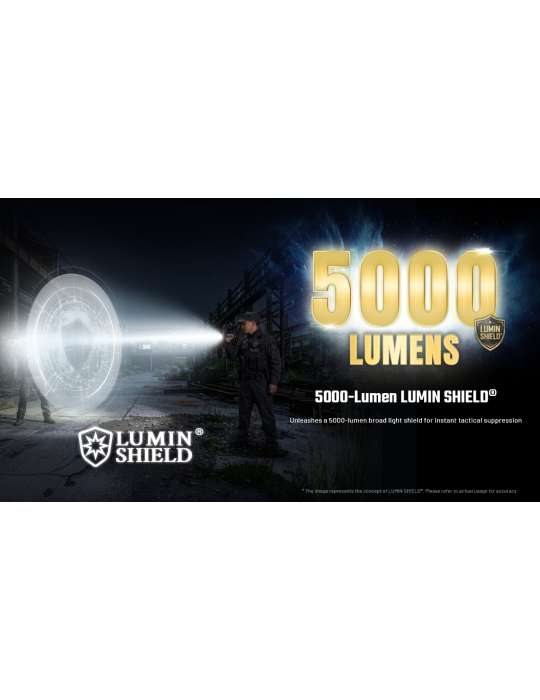 P17iX 5000lm tactical flashlight