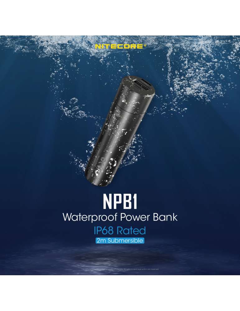 NPB1 batterie powerbank 5000mAh IP68 USB
