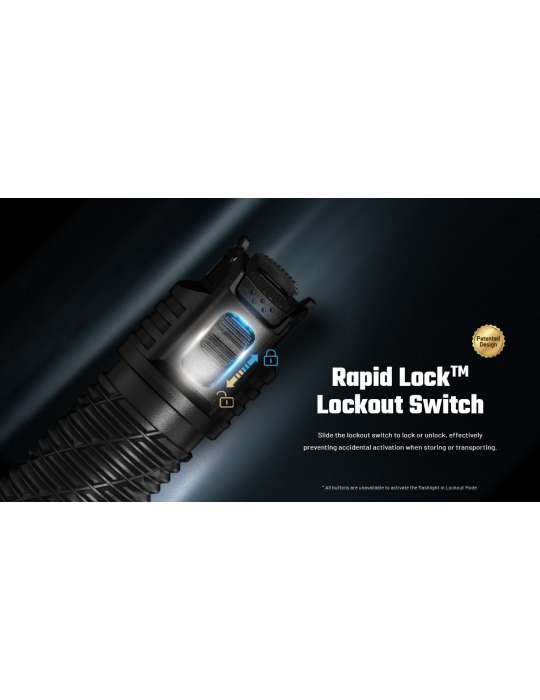 P27iX 5000lm tactical flashlight