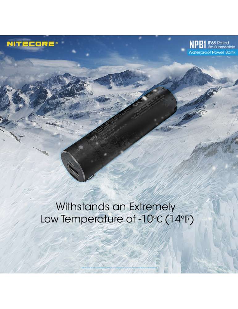 NPB1 batterie powerbank 5000mAh IP68 USB