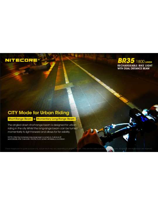 BR35 lampe vélo 1800LM double LED USB