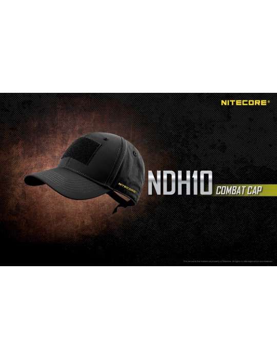 NDH10 casquette tactique velcro légère et confortable - NITECORE