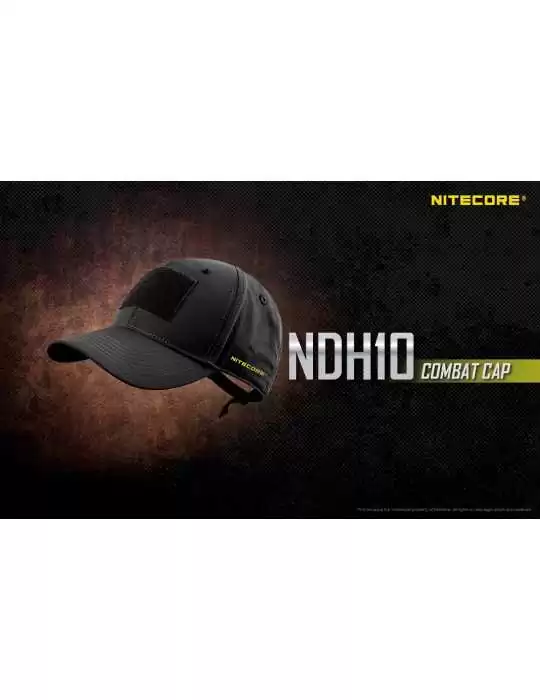 NDH10 casquette tactique velcro légère et confortable - NITECORE–NITECORE BELUX