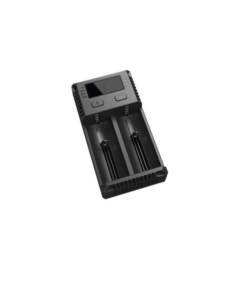 New i2 chargeur pour 18650 et pile type AA AAA C D