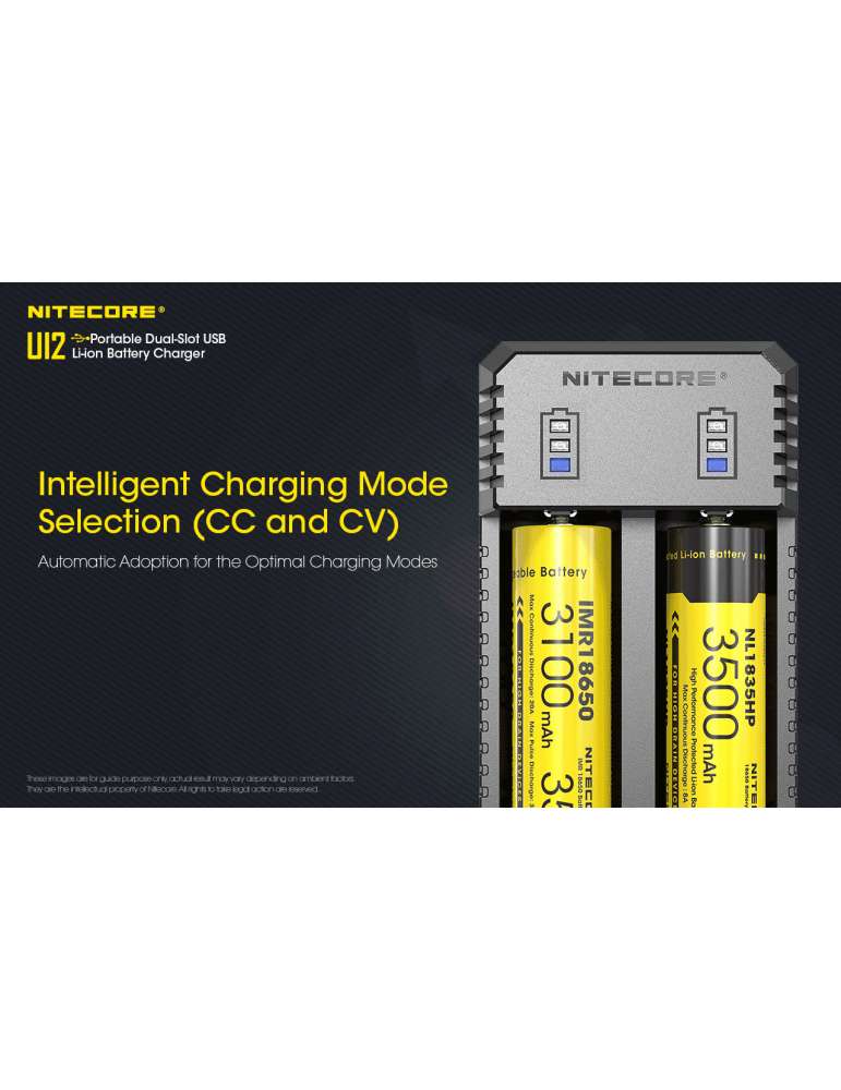 UI2 chargeur USB 2 slot pour 18650 et 21700