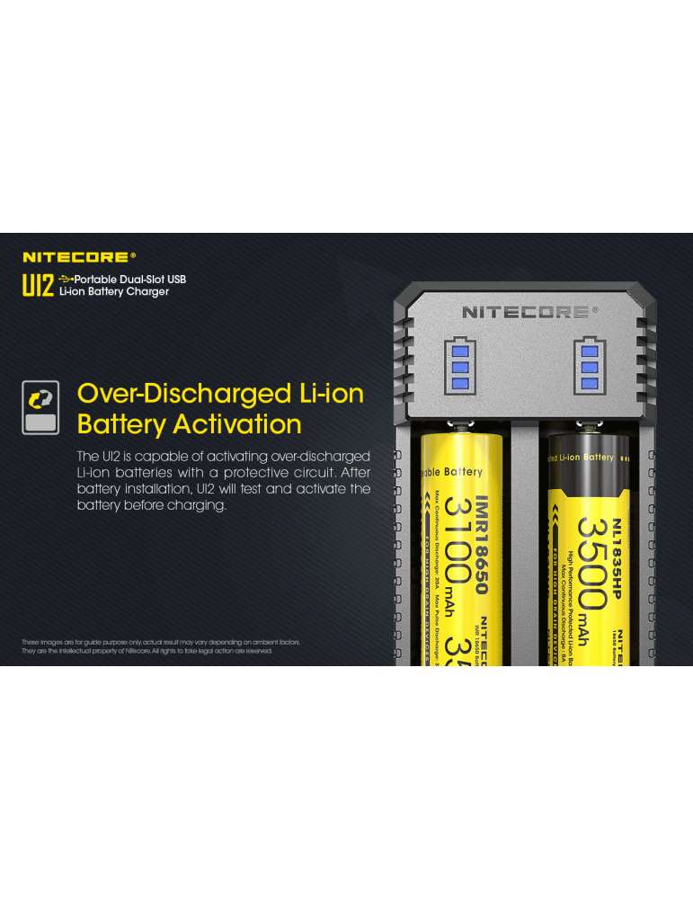 UI2 chargeur USB 2 slot pour 18650 et 21700
