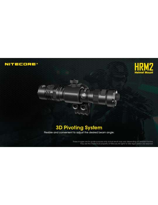 HRM2 helmet lamp attachment
