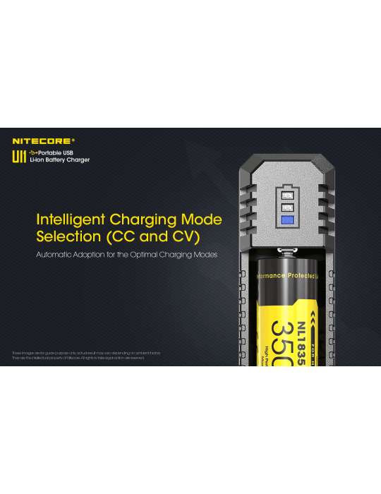 UI1 chargeur unitaire USB pour 18650 et 21700