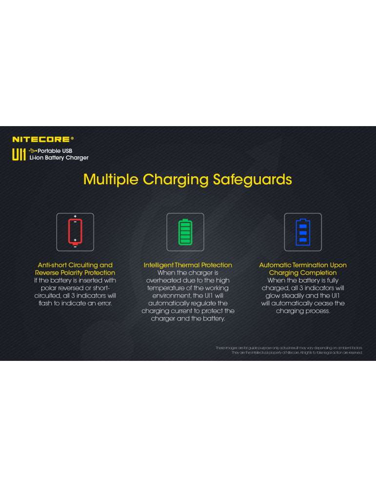 UI1 chargeur unitaire USB pour 18650 et 21700