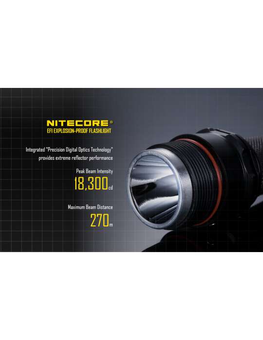 EF1 ATEX flashlight 830LM battery included