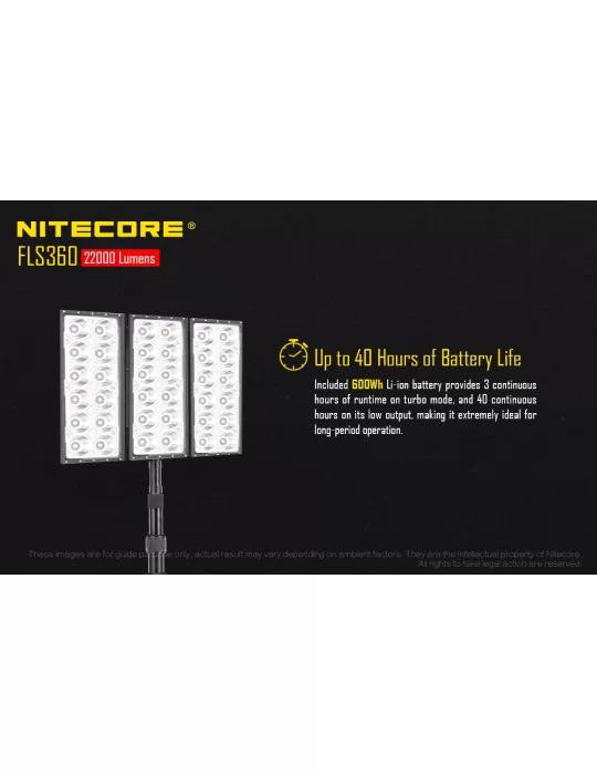 FLS360 batterijspot 22000LM 360 graden–NITECORE BELUX