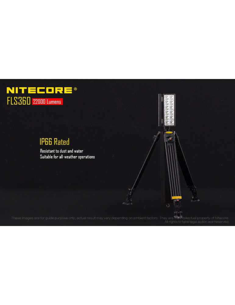 FLS360 spot sur batterie 22000LM 360 degrés