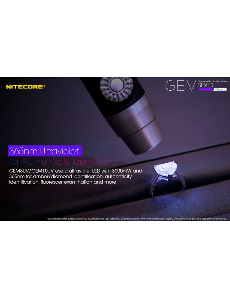 GEM10UV lampe UV 365nm 3000mW