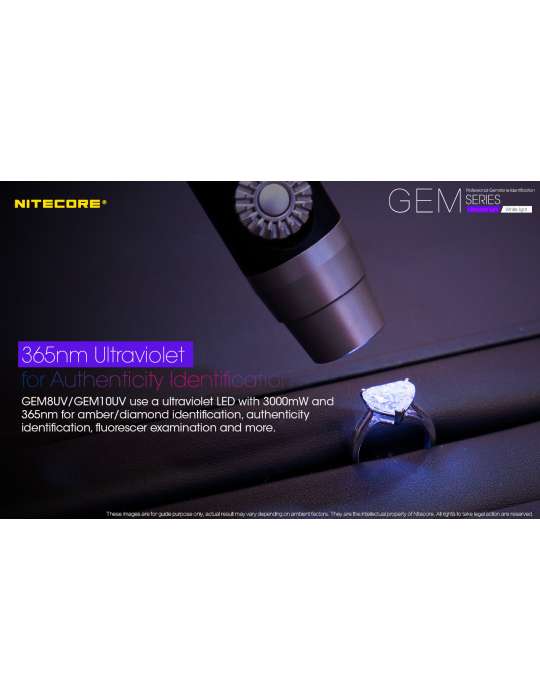 GEM10UV lampe UV 365nm 3000mW