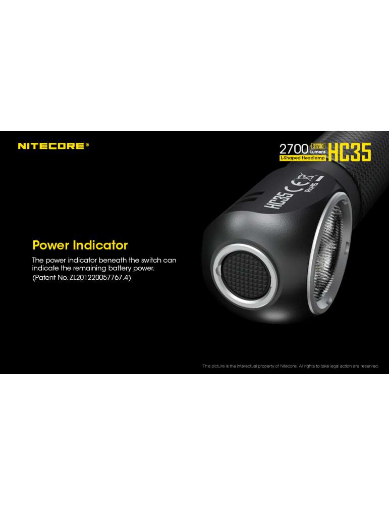 HC35 lampe frontale 2700LM magnétique