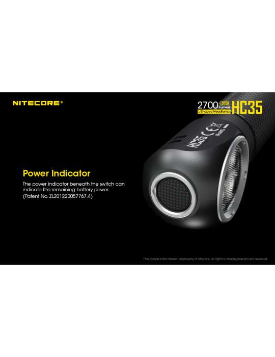HC35 lampe frontale 2700LM magnétique