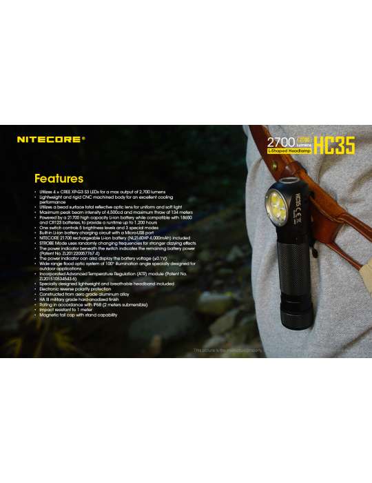 HC35 magnetic headlamp 2700LM