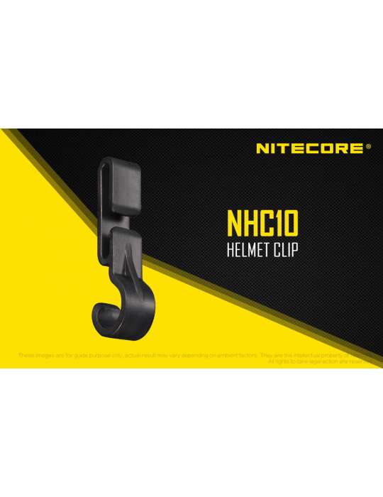 NHC10 fixation casque pour lampe frontale (paquet de 4)