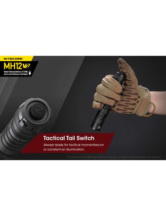 MH12V2 lampe torche rechargeable USB
