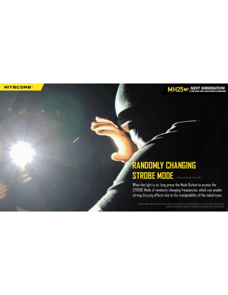 MH25V2 flashlight 1300LM rechargeable USB C