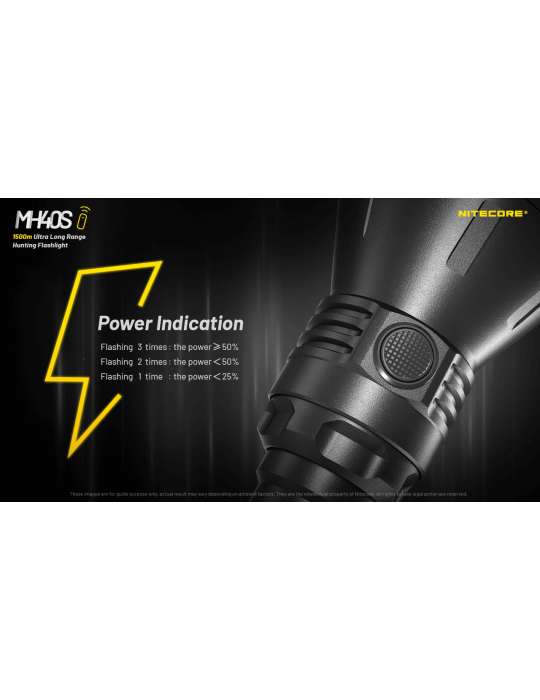 MH40S long range flashlight 1500m 1500LM rechargeable