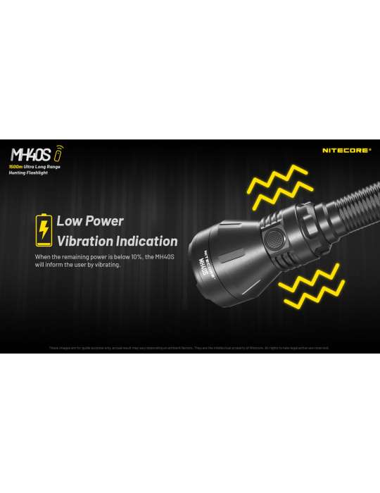 MH40S long range flashlight 1500m 1500LM rechargeable