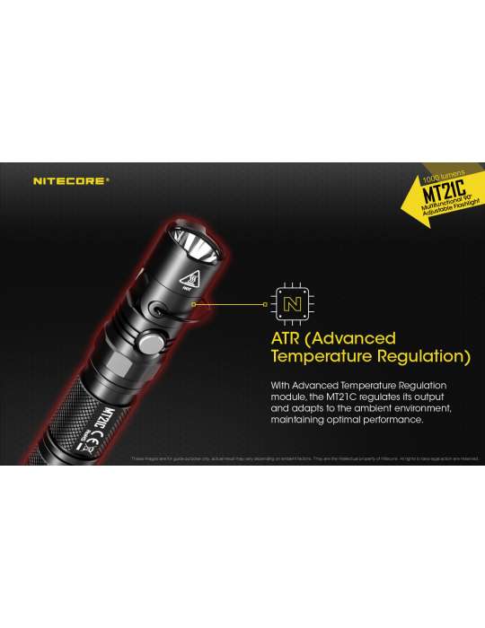 MT21C lampe de poche aimantée tête inclinable 1000LM