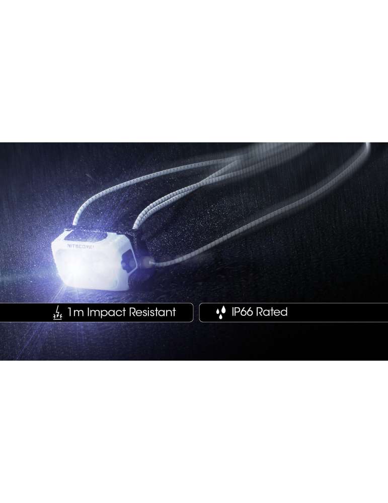 NU21 ultra light 360LM headlamp (white)