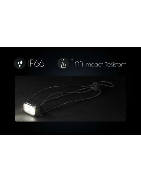 NU25UL ultra light headlamp 400LM secondary red LED