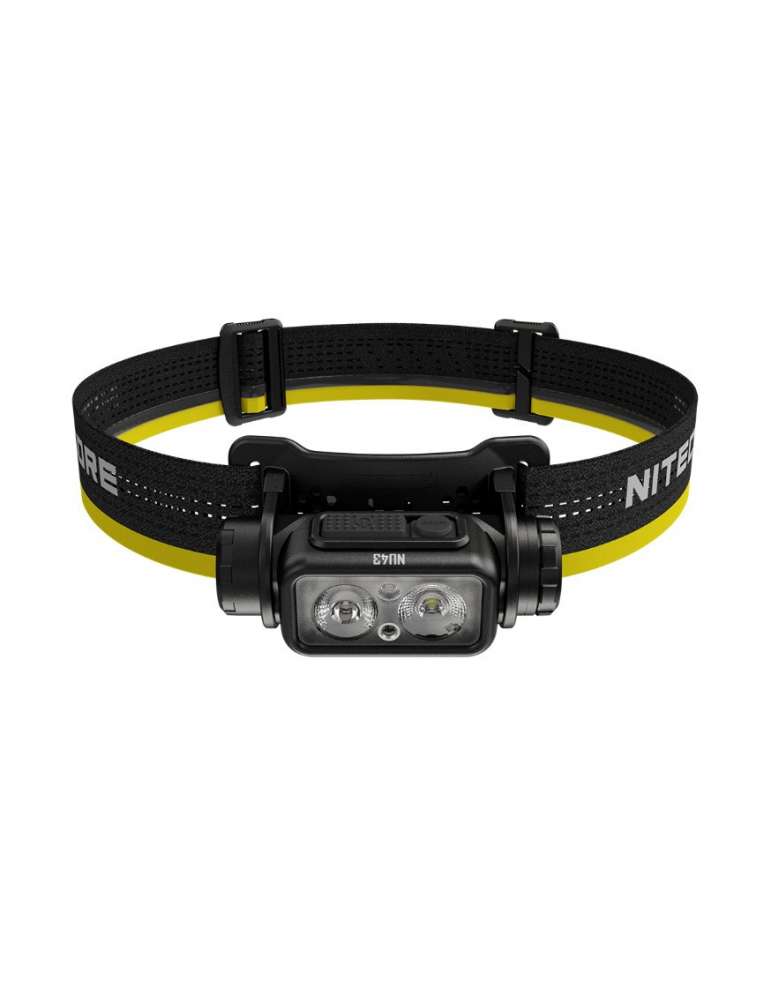 NU43 lampe frontale 1400LM légère avec capteur de distance
