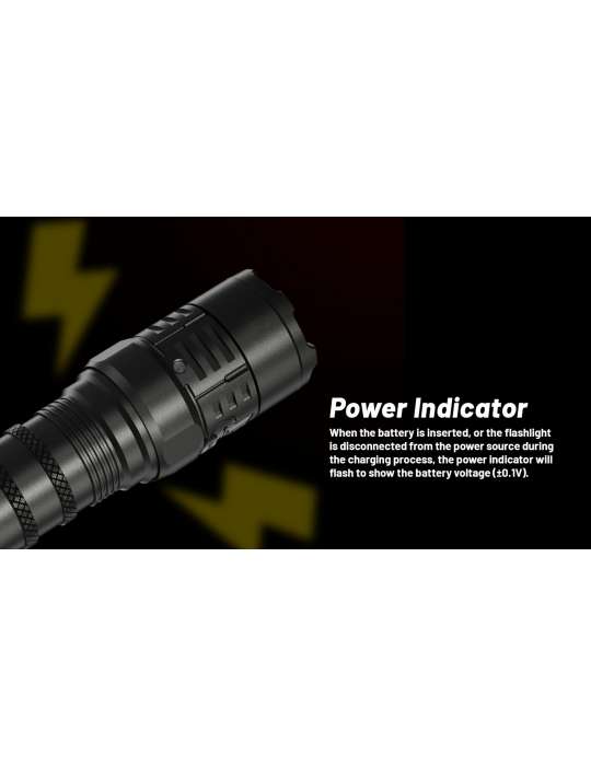 P23i lampe tactique 3000LM rechargeable strobe ready